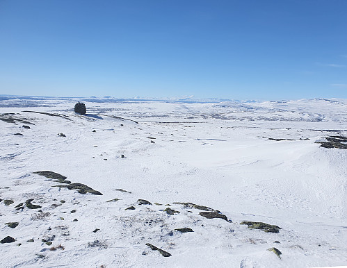 Flatt Jotunheimenpanorama. Ongsjøfjellet.