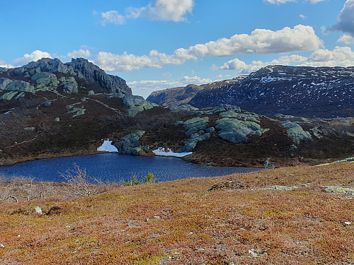 Rognlifjellet, toppartiet