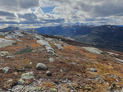 Slettefjell, mot Mælefjellet
