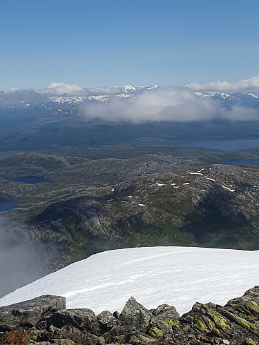 Okstindmassivet i et glimt