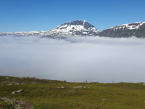 Tromsdalstind over morratåka