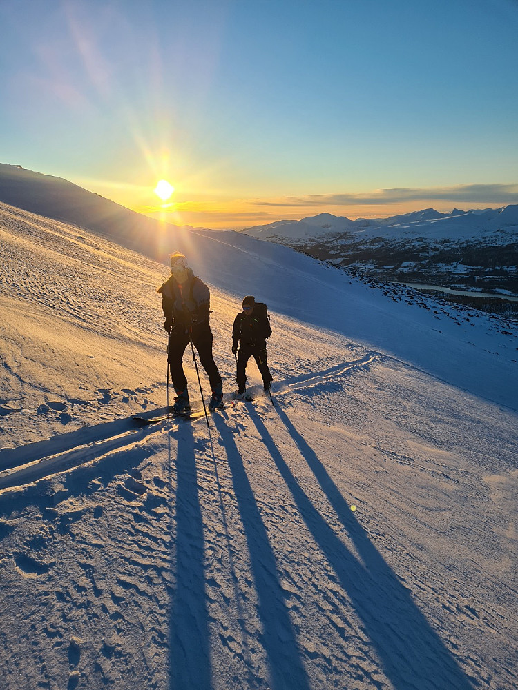 Fint lys denne kvelden