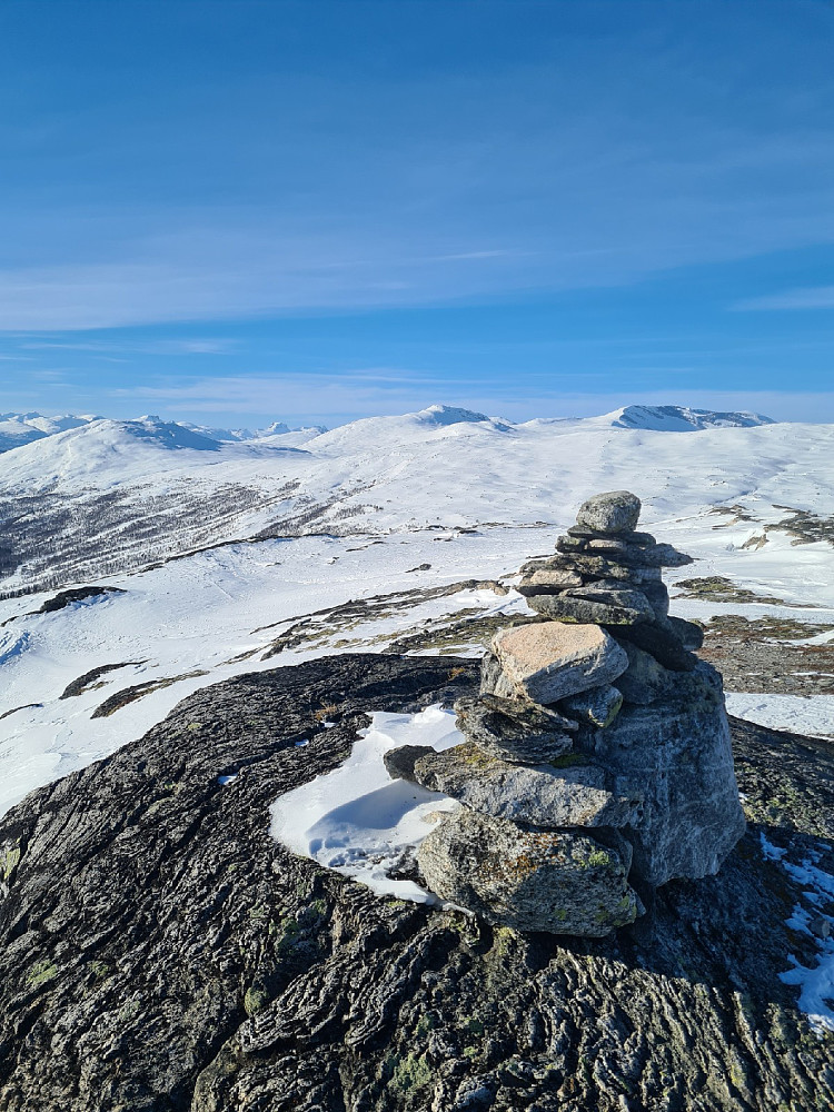 Fra toppen av Kongelberget mot skiheisa