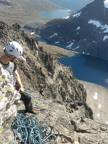 Sikring på topp kvandalstind