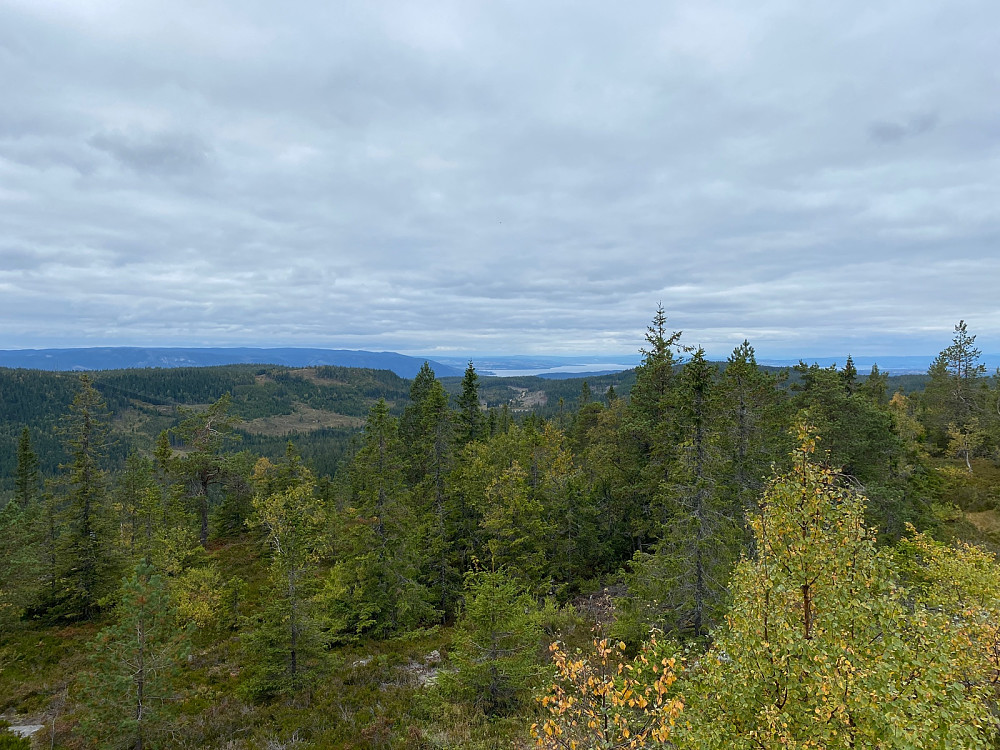 Nordover mot Mjøsa fra Knukberget