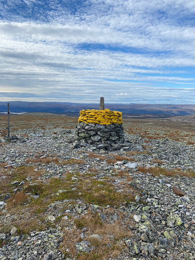 Sørover fra toppen. 