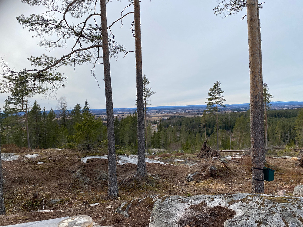 Utsikt fra Aulihøgda mot Årnes