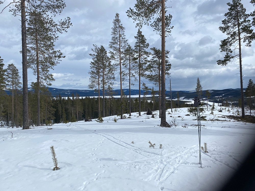 Jøssåsen sørøst ned Osensjøen i det fjerne