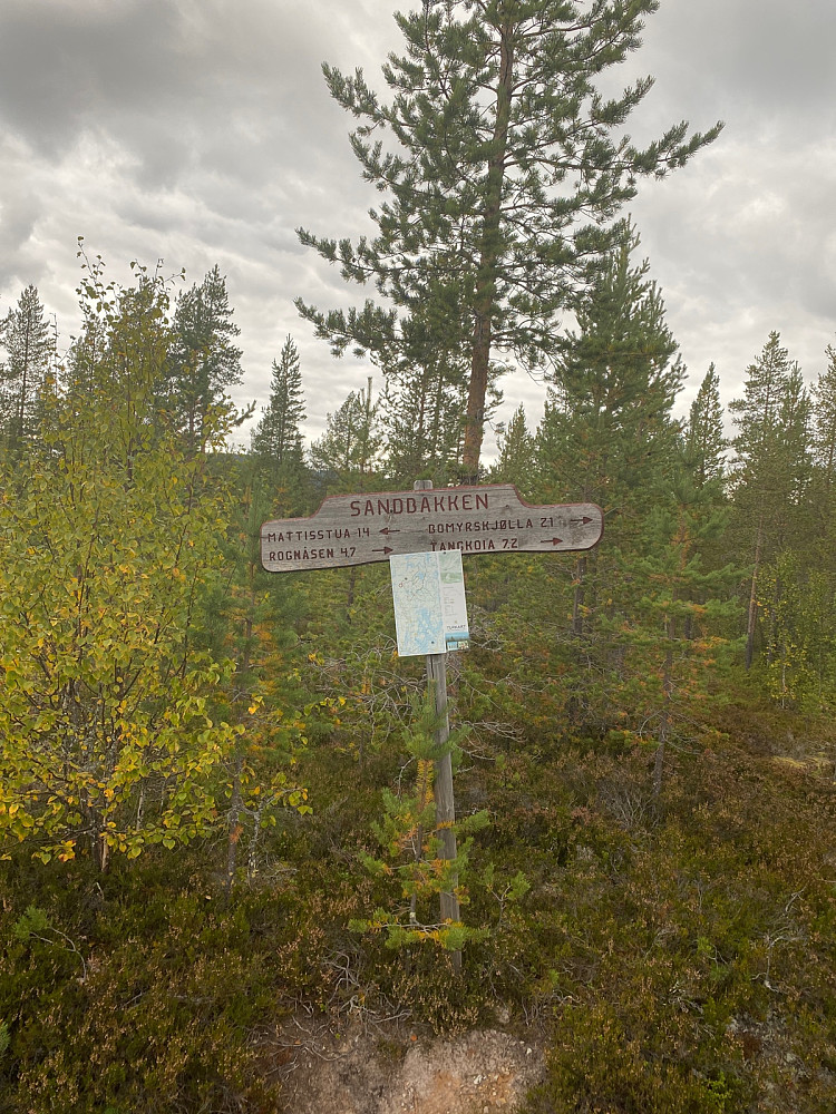 Første veikrysset etter bommen