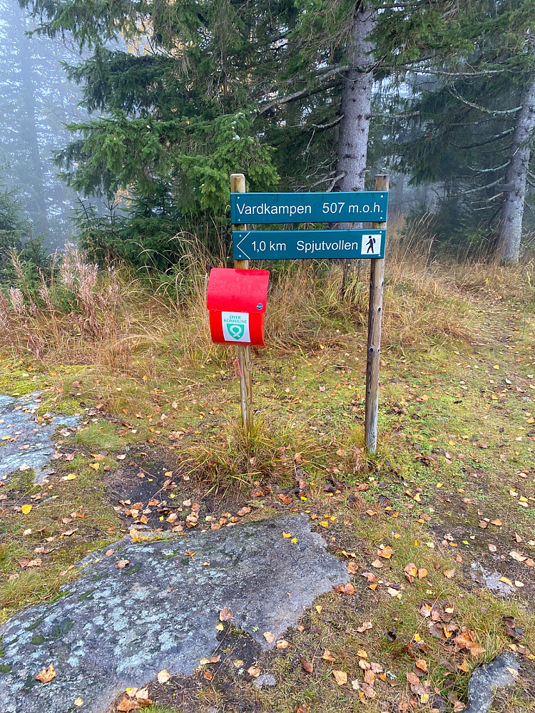 Toppunktet. Skrev i boka
