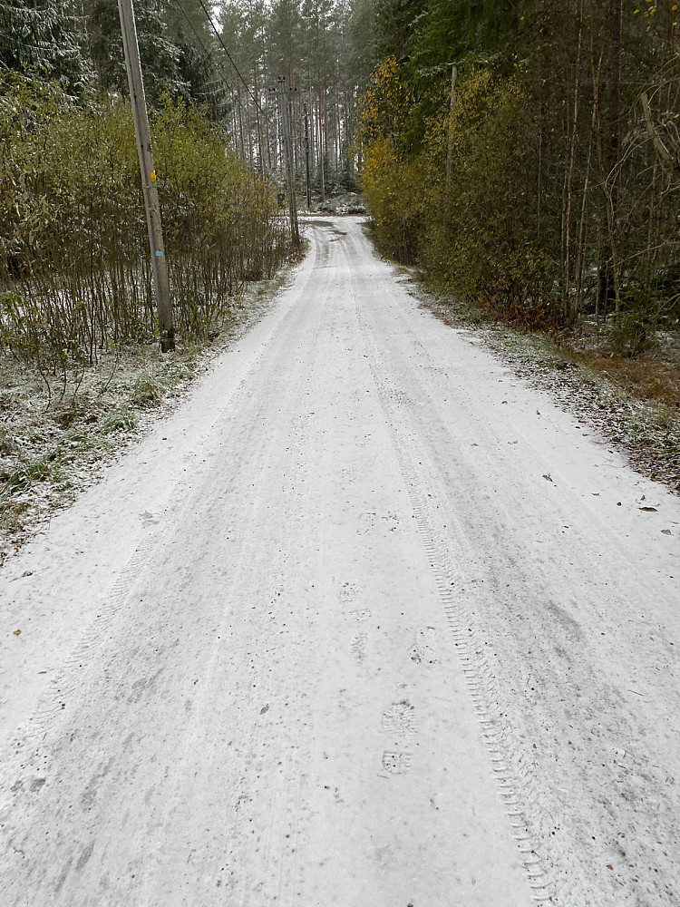 Godt å ha skiftet til vinterdekk