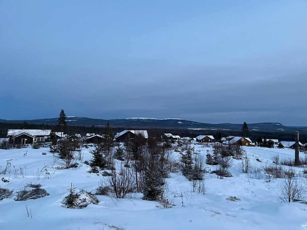 Fra Rødsåsen mot Trysil-Knuts fjellverden
