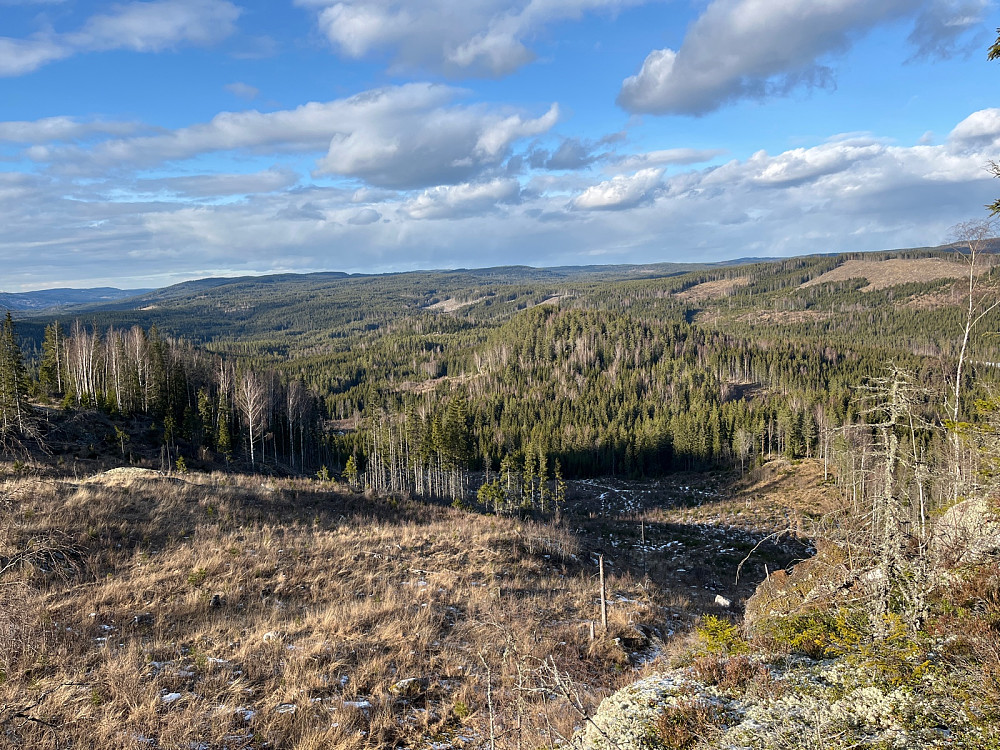 Nordover fra skaret