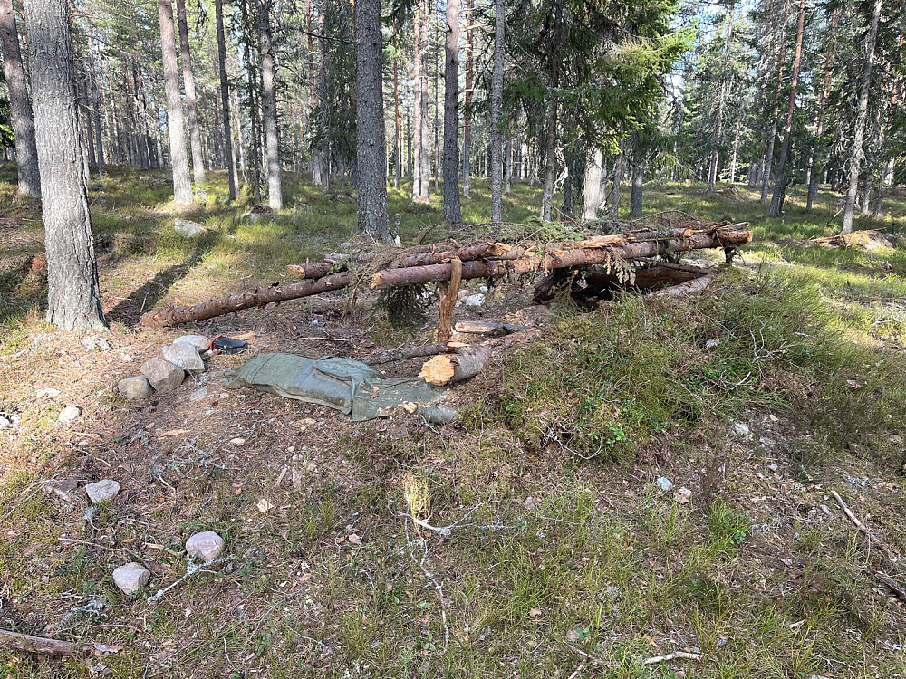 Skyttergrop, som det var mange av