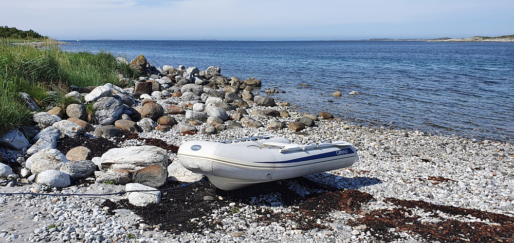 Jeg dro jolla godt opp på land for sikkerhets skyld