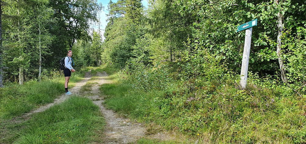 I starten kunne vi følge skilting til Mjuken