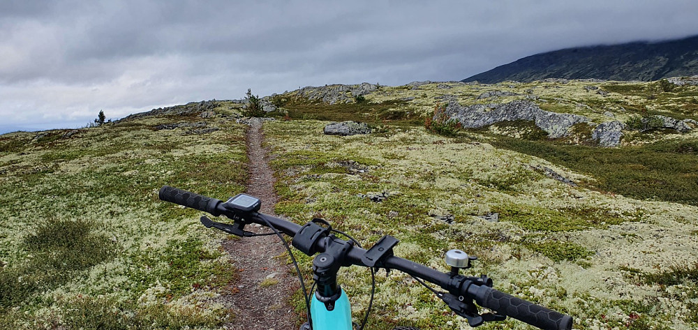 Her er det kun en liten bit igjen til høyeste punkt