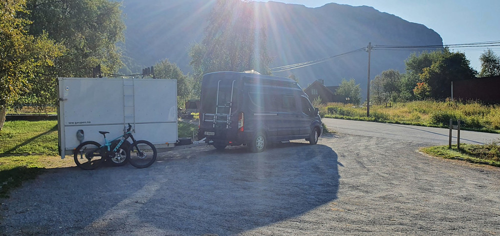 I motsetning til i går, skinte sola og det var perfekt turvær i dag