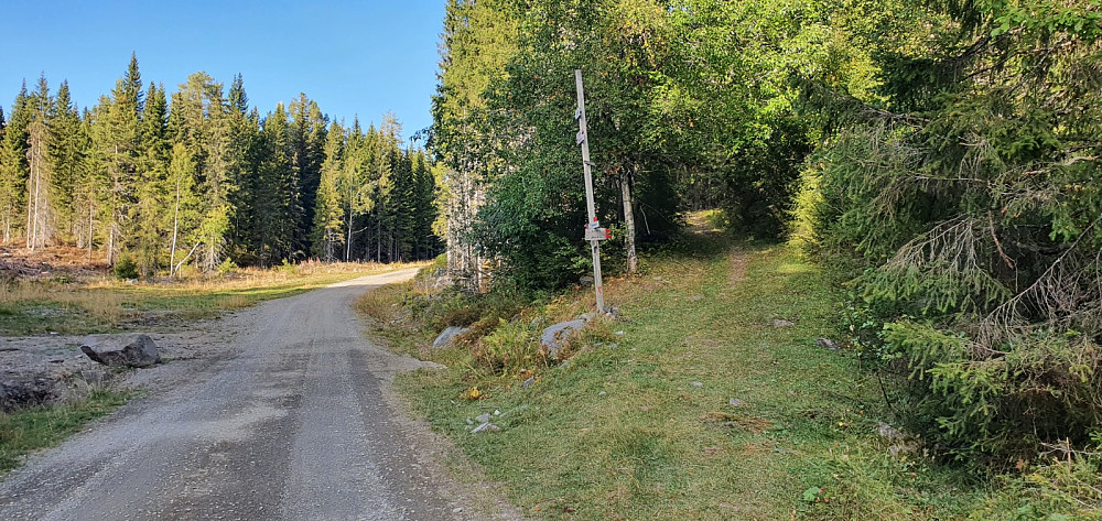 Været var fint så jeg bestemte meg for å utvide turen litt
