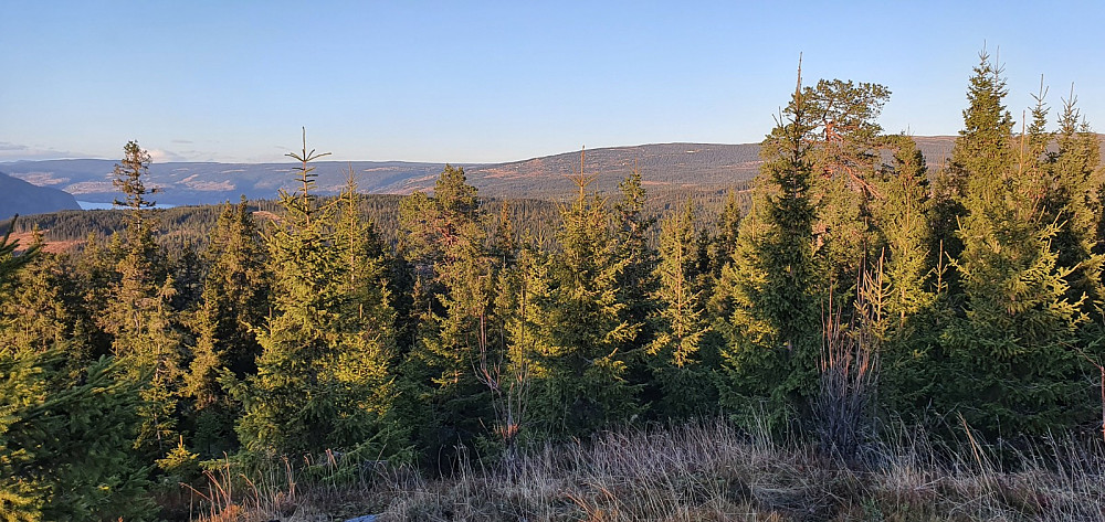 Fra toppen av Balbergkampen og opp mot Hafjell