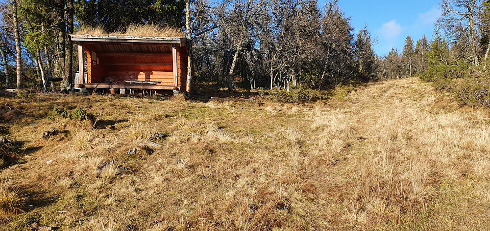 Gapahuken rett nedenfor stikrysset
