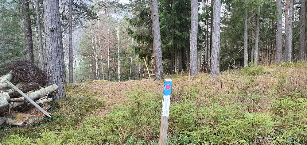 Det stod en stolpe på toppen, men den var gått ut på dato