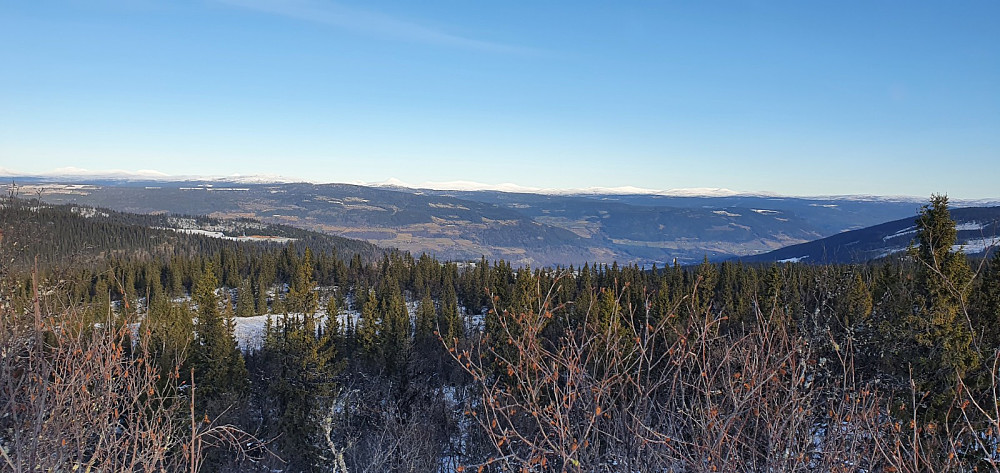 Over mot Venabygdsfjellet hvor jeg var forrige helg