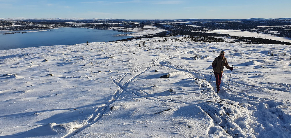 Tilbakeblikk litt oppe i fjellsia