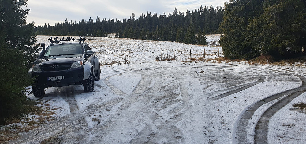 Litt snø i høyden her, men ikke noe problem å gå