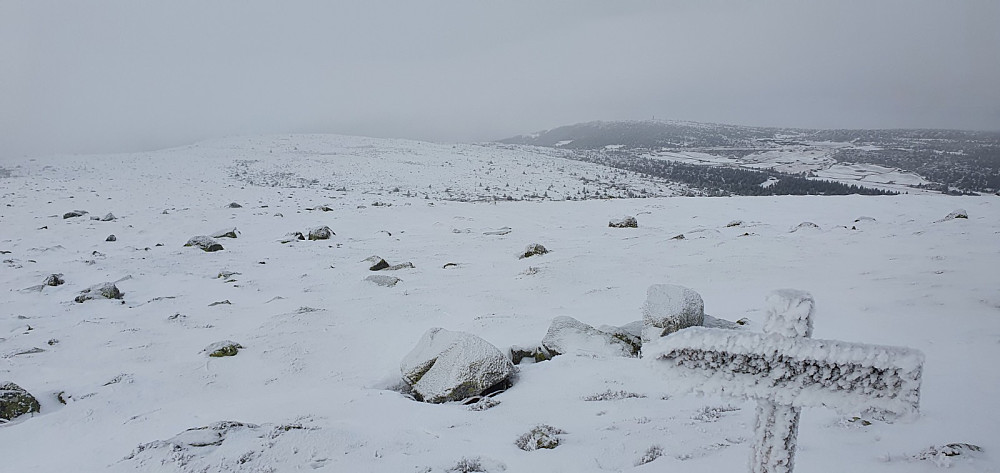 Fra høyeste punkt og bort mot Hafjell