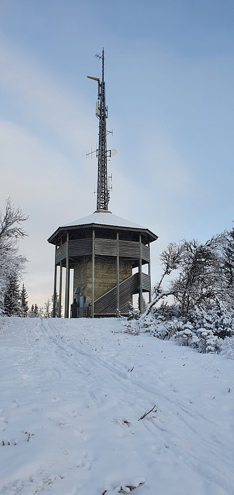 Høyeste punkt er oppe i tårnet