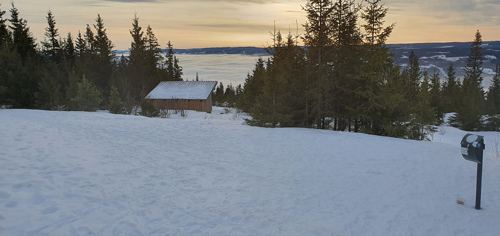 Fra toppen og ned mot Mjøsa