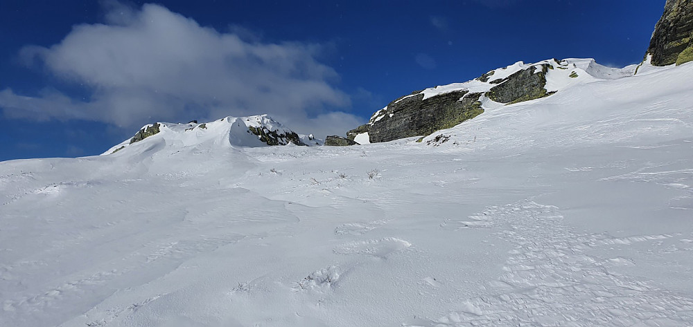 Jeg satte på fellene ved Skardbua og satte kursen opp Gråkampen