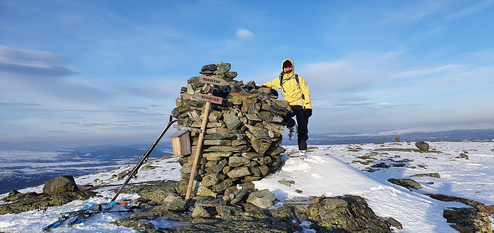 Ikke mye snø på Ongsjøfjellet i vinter