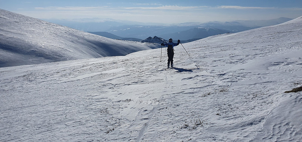 Mye fin aking ned fra Gravdalsfjellet