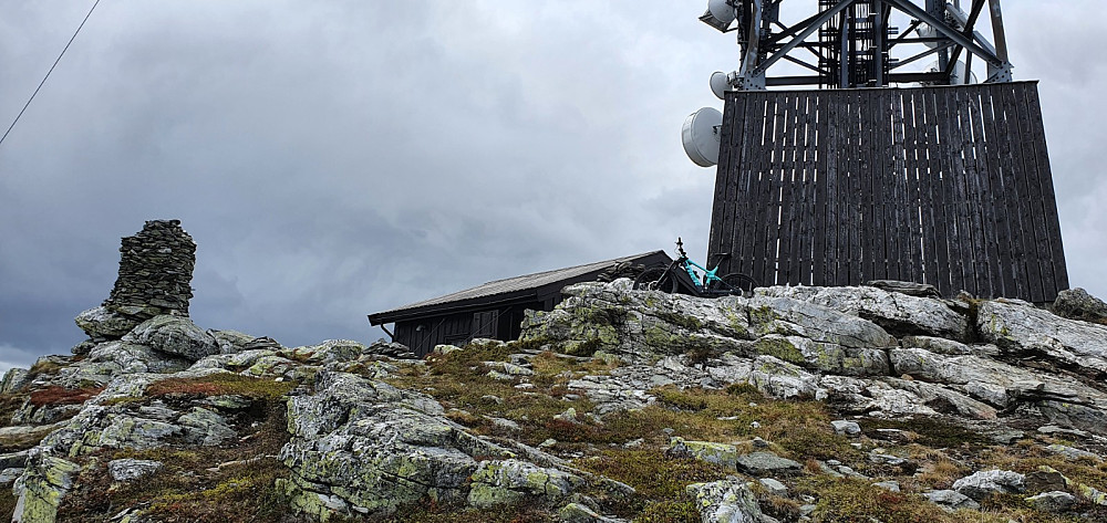 Antenna står på det høyeste punktet