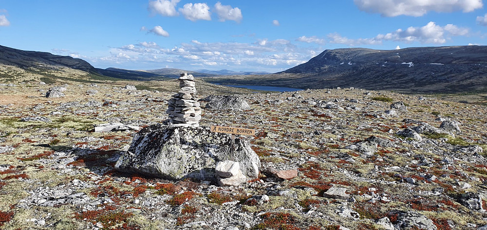 Fra toppen og ned mot Breisjøen