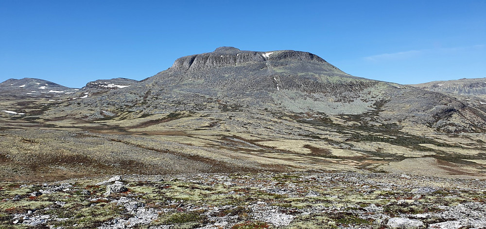 Over mot Kjyrkjekletten hvor jeg var for et par helger siden, da fra andre siden