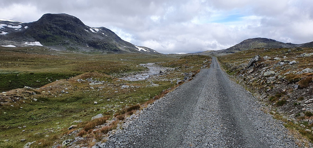 Tungt å sykle på løs grus og motbakkene ville aldri ta slutt.