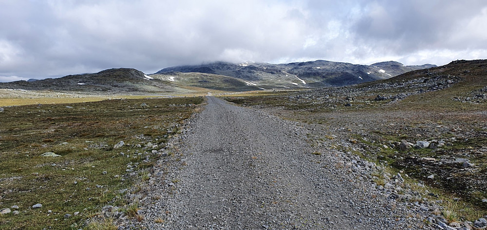 Da var jeg oppe på fjellet og det ble mindre motbakker siste biten inn
