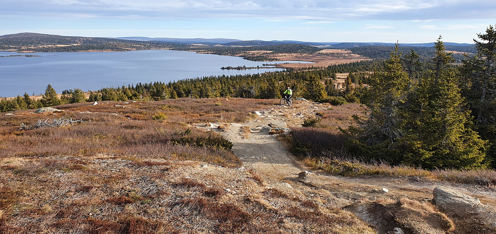 TMT i fint driv opp mot Nevelfjell. Vi traff en del andre folk på tur her, men ikke så mye folk som det pleier å være i helgene