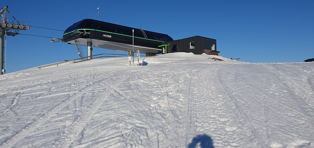 Toppen på 360 heisen