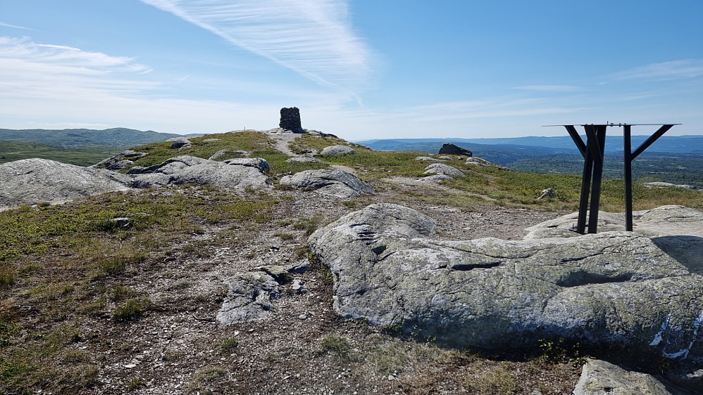 Siktskiva og varden på toppen