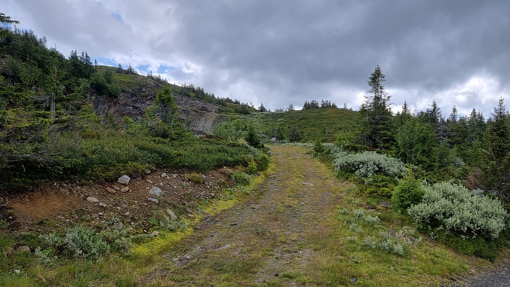 Når jeg har vært her tidligere, har jeg gått veien opp fra skiferbruddet på Gudbrandsdal siden, men i dag valgte jeg å gå opp denne veien på vestsiden, for å få litt variasjon