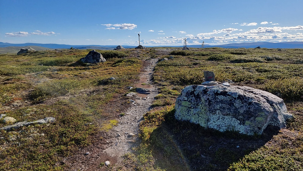 Markering på Støtfjellet sør