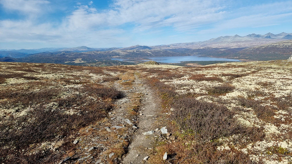 I dag var vi på motsatt side av Furusjøen enn hva vi var i går.