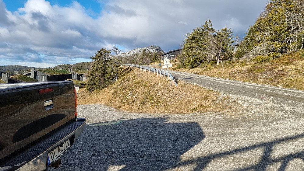 Fra turstart og opp mot Kvitfjell