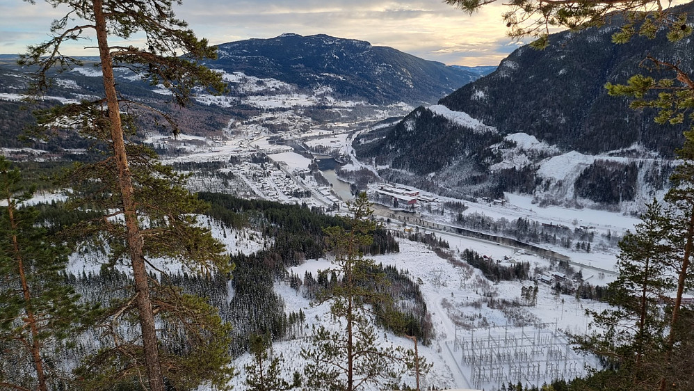Utsikt nedover dalen