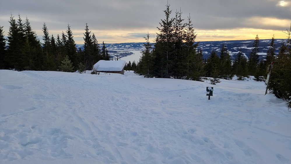 Toppen på Balbergkampen og mot Mjøsa