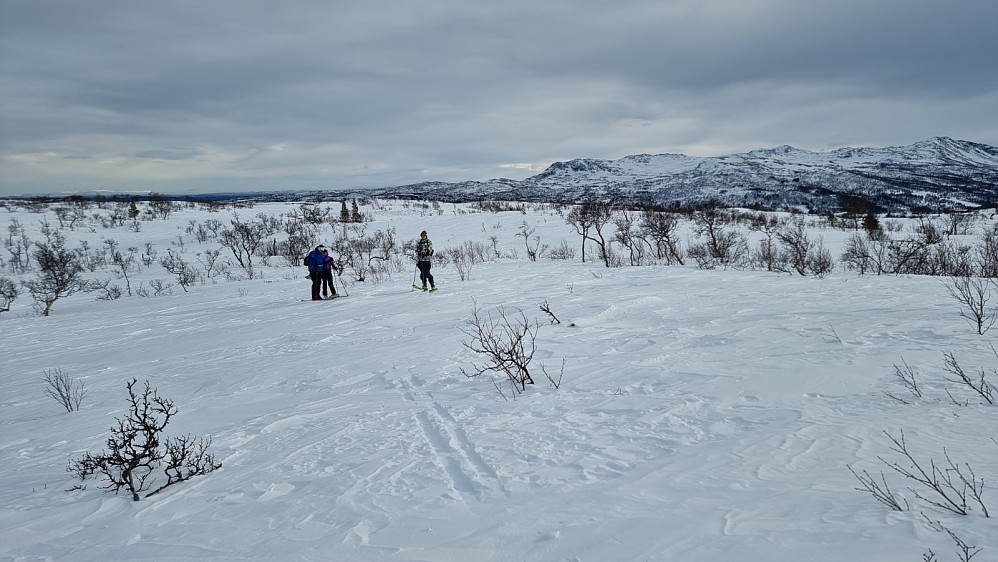 MMO var ikke helt i slag, og hun og HS snudde et stykke inne på fjellet